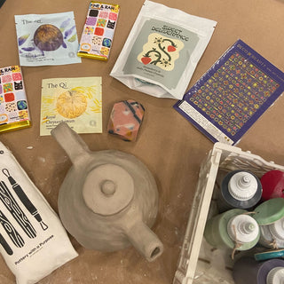 Tea Tasting + Teapot Making Pottery Workshops at Curio Spice Co | Cambridge MA