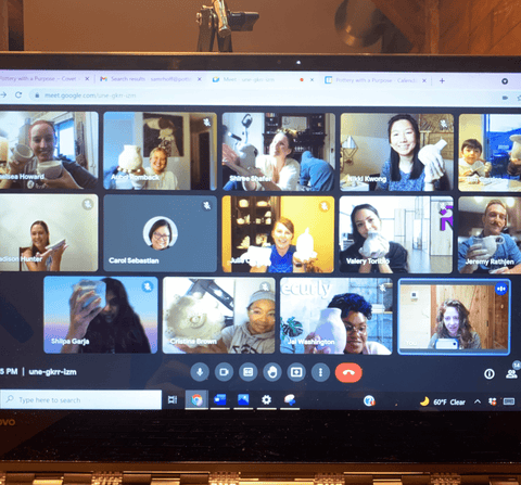 Recurly Virtual Companywide Pottery Workshop